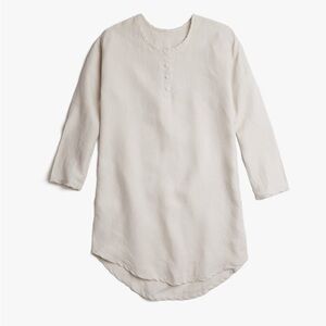 Parachute Linen Sleep Shirt - XL, Bone